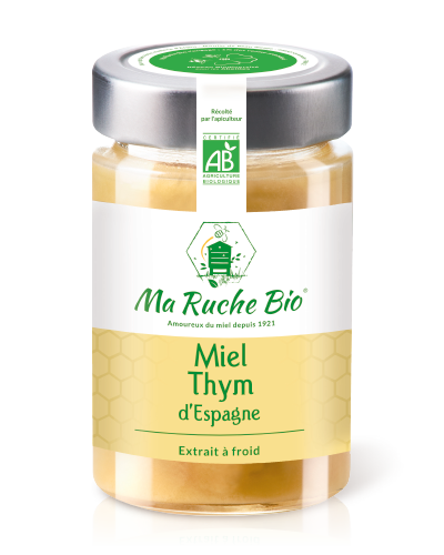 COTE MIEL Miel de thym bio 375g pas cher 