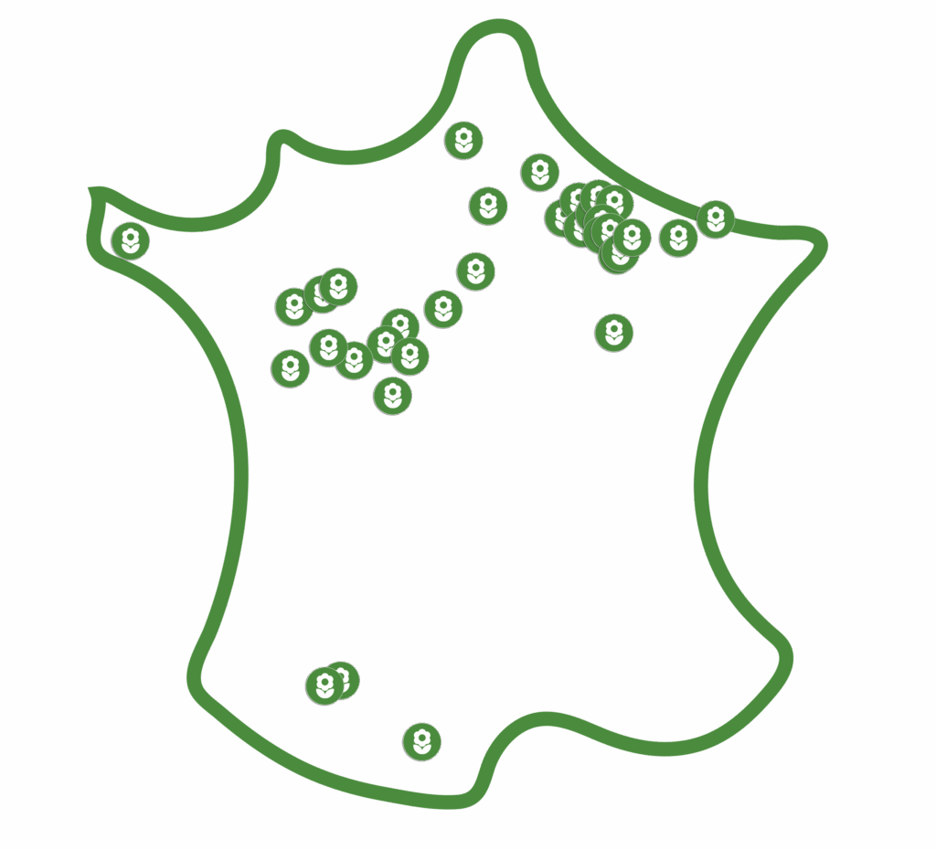 carte de France Ma Ruche Bio