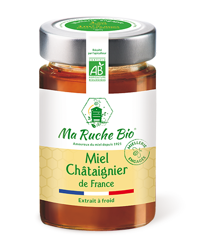 Miel de châtaignier de France Ma Ruche Bio